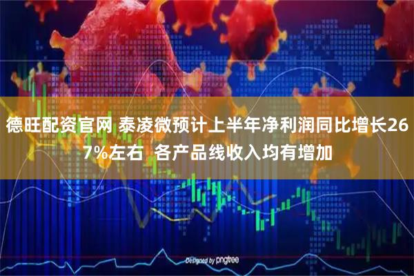 德旺配资官网 泰凌微预计上半年净利润同比增长267%左右  各产品线收入均有增加